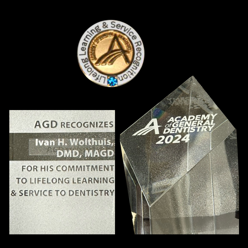 Academy of General Dentistry lifelong learning and service recognition award
